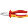 Comb. pliers VDE with multi-component handles 160mm